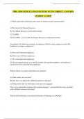 PHR&colon; MID-TERM EXAM QUESTIONS WITH CORRECT ANSWERS SCORED A&plus;&lpar;2025&rpar;