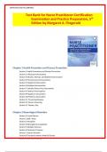 TEST BANK FOR Nurse Practitioner Certification Examination and Practice Preparation 5th Edition by Margaret A&period; Fitzgerald &comma; ISBN&colon; 9780803660427 &vert;All Chapters Verified&vert; With Complete Questions & Answers &vert;&vert; Guide A&plus;