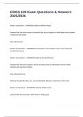 COGS 100 Exam Questions & Answers 2025&sol;2026
