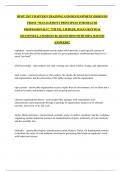 HIMT 2267 CHAPTER 9 TRAINING AND DEVELOPMENT &lpar;DERIVED FROM&comma; "MANAGEMENT PRINCIPLES FOR HEALTH PROFESSIONALS"&comma; 7TH ED&period;&comma; LIEBLER&comma; JOAN GRATTO & MCCONNELL&comma; CHARLES R&period;&rpar; QUESTIONS WITH 100&percnt; SOLVED ANSWERS&excl;&excl;