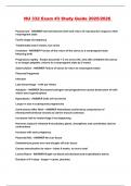 NU 332 Exam &num;3 Study Guide 2025&sol;2026 
