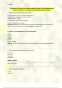 PHLEBOTOMY CERTIFICATION UPDATED EXAM WITH MOST TESTED QUESTIONS AND ANSWERS &vert; GRADED A&plus; &vert; ASSURED SUCCESS WITH DETAILED RATIONALES