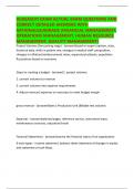 DLM&lpar;ASCP&rpar; EXAM ACTUAL EXAM QUESTIONS AND CORRECT DETAILED ANSWERS WITH RATIONALES&vert;AGRADE &lpar;FINANCIAL MANAGEMENT&comma; OPERATIONS MANAGEMENT&comma; HUMAN RESOURCE MANAGEMENT&comma; QUALITY MANAGEMENT&rpar;