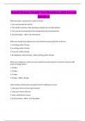 Hawaii Drivers Permit Test Questions with Correct Solutions