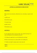  GSEC EXAM QUESTIONS AND ANSWERS 2025