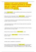 CHEM&219 UNIT 5 EXAM QUESTIONS AND ANSWERS A COMPLETE SOLUTION ALL ANSWERS 100&percnt; GET IT CORRECT VERIFIED&sol;DETAILED BEST GRADED A&plus; FOR SUCCESS