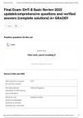 Final Exam&colon; EMT-B Basic Review 2025 update&vert;comprehensive questions and verified answers &lpar;complete solutions&rpar; A&plus; GRADE&excl;&excl;