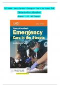 Test Bank For Nancy Caroline&rsquo;s Emergency Care in the Streets&comma; 9th Edition by Nancy Caroline&comma; All Chapters 1 - 53 LATEST