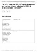 Pro Tools 210M &lpar;2025&rpar; comprehensive questions and verified detailed solutions &lpar; MULTIPLE CHOICES&rpar; &vert;100&percnt; CORRECT&excl;&excl;