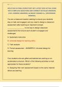 WGU D169 OA FINAL EXAM STUDY SET LATEST 2025 ACTUAL EXAM  WITH COMPLETE QUESTIONS AND CORRECT DETAILED ANSWERS  &lpar;100&percnt; VERIFIED ANSWERS&rpar; &vert;ALREADY GRADED A&plus;&vert; &vert;&vert;PROFESSOR  VERIFIED&vert;&vert; 