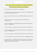 APEA 3P Exam Predictor Exam 2025 LATEST UPDATED COMPLETE QUESTIONS AND ANSWER &vert;GET IT CORRECT&excl;&excl;
