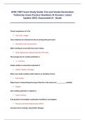 IICRC FSRT Exam Study Guide&colon; Fire and Smoke Restoration Technician Exam Practice Questions & Answers&colon; Latest Update 2025&colon; Guaranteed A&plus; Grade