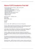 Glynco FLETC Academics First Half Questions With 100&percnt; Correct Answers&excl;&excl;