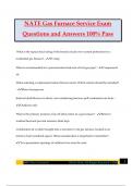 NATE Gas Furnace Service Exam Questions and Answers 100&percnt; Pass