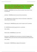 WGU C268 SPREADSHEETS EXAM PREASSESSMENT AND OBJECTIVE ASSESSMENT 2025 &vert; ACCURATE AND VERIFIED EXAM QUESTIONS AND ANSWERS