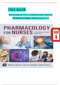 TEST BANK Pharmacology for Nurses-A Pathophysiologic Approach&comma; 7th Edition &lpar;Adams&comma; 2024&rpar;&comma; Chapters 1 - 50 Updated