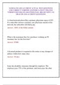 NJ HEALTH AND ACCIDENT ACTUAL TEST QUESTIONS AND CORRECT VERIFIED ANSWERS LATEST UPDATED VERSION 2025-2026 &vert;GUARANTEED PASS&period; &lpar;BRAND NEW&excl;&excl;&rpar; NJ HEALTH AND ACCIDENT QUESTIONS