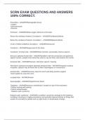SCRN EXAM BUNDLE 2025