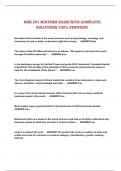 MSB 201 MIDTERM EXAM WITH COMPLETE SOLUTIONS 100&percnt; VERIFIED&excl;&excl;