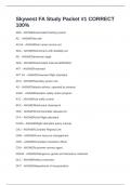 Skywest FA Study Packet &num;1 CORRECT 100&percnt;ABS - ANSWERautomated briefing system
