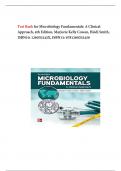 TEST BANK FOR MICROBIOLOGY FUNDAMENTALS&colon; A CLINICAL APPROACH 4TH EDITION BY COWAN