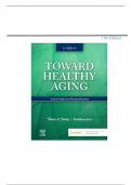 Test Bank  for Toward Healthy Aging&colon; Human Needs and Nursing Response 11th Edition by Theris A&period; Touhy&comma; 2022&sol; all Chapter 1-36 &sol; Latest updated version with exam questions and answers&period;