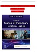 Test bank for test bank for ruppel s manual of pulmonary function testing 11 th edition by mottram