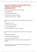 CMCA EXAM 2025 REAL EXAM  QUESTIONS AND CORRECT ANSWERS&lpar;VERIFIED ANSWERS&rpar;&vert;AGRADE