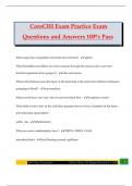CoreCHI Exam Practice Exam Questions and Answers 100&percnt; Pass