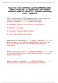 WGU C173 EXAM SCRIPTING AND PROGRAMMING EXAM &lpar;COMPLETE EXAM&rpar; &vert; ALL QUESTIONS AND CORRECT ANSWERS &vert; ALREADY GRADED A&plus; &vert; VERIFIED ANSWERS &vert; LATEST EXAM 2025
