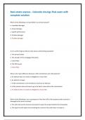 Real estate express - Colorado closings final exam with complete solution