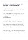 RNSG 1341 Exam 4 ATI Practice with complete solutions graded A&plus;