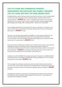 CPCU 551 EXAM 2025 COMMERCIAL PROPERTY MANAGEMENT 450 QUESTIONS AND CORRECT ANSWERS&sol; CPCU 551 EXAM 2025 PREP TEST BANK &lpar;BRAND NEW&excl;&rpar;