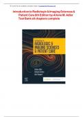 Introduction to Radiologic & Imaging Sciences & Patient Care 8th Edition by Arlene M&period; Adler Test Bank all chapters complete 