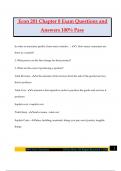 Econ 201 Chapter 8 Exam Questions and Answers 100&percnt; Pass