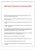 HESI A&P V1 Questions and answers 2025&period;