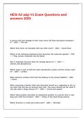 HESI A2 a&p V1 Exam Questions and answers 2025&period;