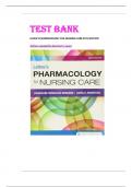  TEST BANK FOR LEHNE S PHARMACOLOGY FOR NURSING CARE 10TH EDITION ALL CHAPTERS COVERED LATEST UPDATE 2025&period;2026
