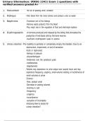 Urinary Elimination&colon; &lpar;RNSG 1341&rpar; Exam 1 questions with verified answers graded A&plus;