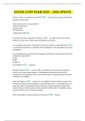 SOCRA CCRP EXAM 2025 &ndash; 2026 UPDATE &period;