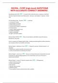 SOCRA - CCRP &lpar;high level&rpar; QUESTIONS WITH ACCURATE CORRECT ANSWERS &period;