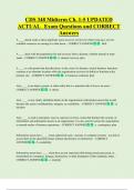 CDS 348 Midterm Ch&period; 1-5 UPDATED ACTUAL Exam Questions and CORRECT  Answers