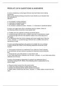 PEDS ATI 2019 QUESTIONS & ANSWERS