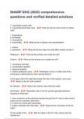 SHARP EKG &lpar;2025&rpar; comprehensive questions and verified detailed solutions