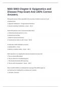 NSG 5003 Chapter 6&colon; Epigenetics and Disease Prep Exam And 100&percnt; Correct Answers&period;