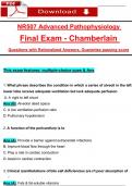NR507&sol; NR 507 Final Exam &lpar;2025 &sol; 2026&rpar; Advanced Pathophysiology Ques & Ans - to Pass the Exam&comma; 100&percnt; Verified - Pdf 