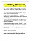 CPT 264 Test 3 questions and answers&lpar;verified for accuracy&rpar;&period;