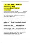 CPT 264 Test 3 written questions and answers&lpar;verified for accuracy&rpar;&period;