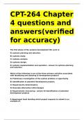 CPT-264 Chapter 4 questions and answers&lpar;verified for accuracy&rpar;&period;