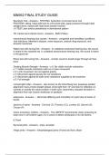 MN552 FINAL STUDY GUIDE
